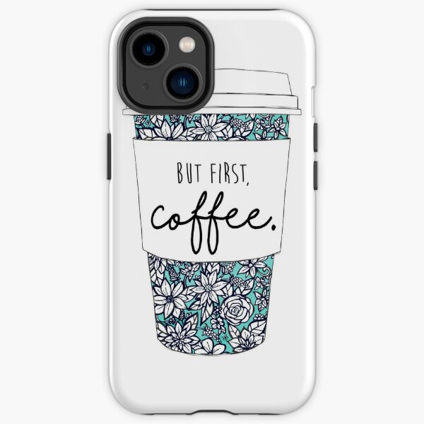 Floral Coffee iPhone Tough Case