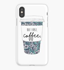 Floral Coffee iPhone Case