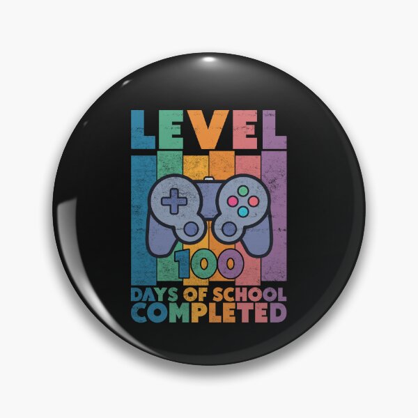 Item preview, 100 Days of School Completed Gamer Level Up Gaming Vintage NL designed and sold by LauraGaby.