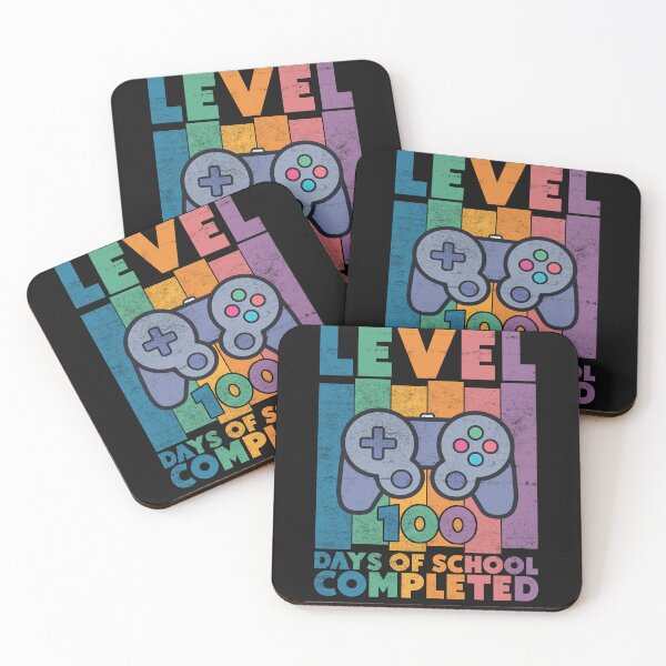 Item preview, 100 Days of School Completed Gamer Level Up Gaming Vintage NL designed and sold by LauraGaby.