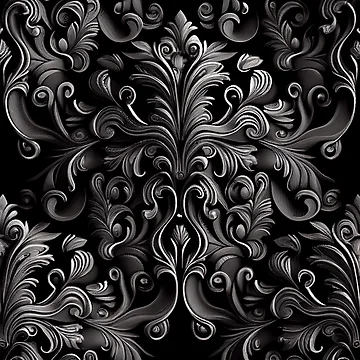 Vorschaubild zum Design Monochromatic Energetic Calming Baroque Flat Europe Pattern Digital Painting von CodeAndColors