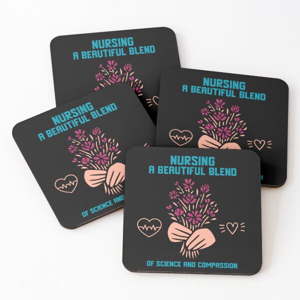 Item preview, Nurse Quote: Nursing A Beautiful Blend of Science and Compassion designed and sold by Bright76.
