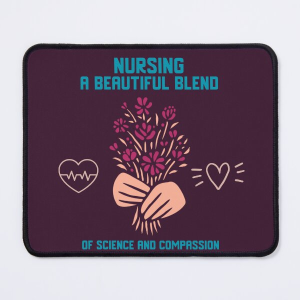Item preview, Nurse Quote: Nursing A Beautiful Blend of Science and Compassion designed and sold by Bright76.