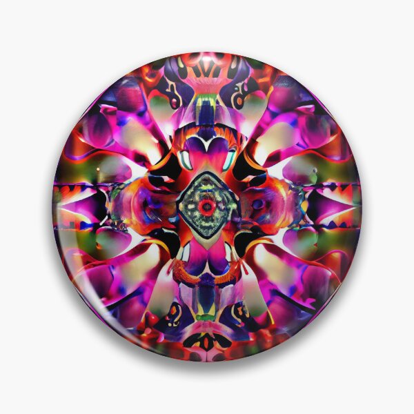 Artikelvorschau, Psychedelic Light Eclectic Pattern Digital Painting entworfen und verkauft von CodeAndColors.