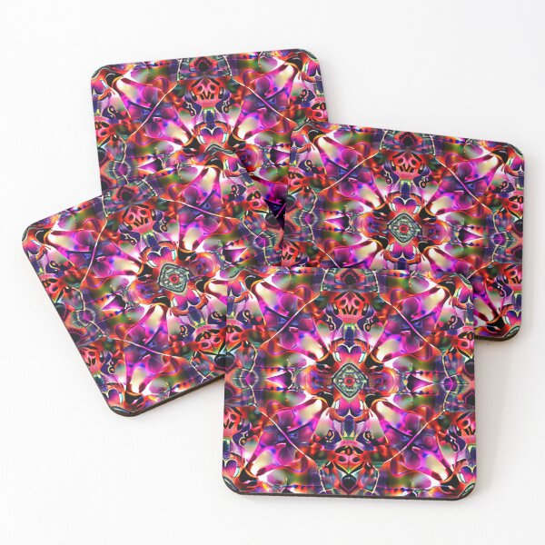 Item preview, Psychedelic Light Eclectic Pattern Digital Painting designed and sold by CodeAndColors.