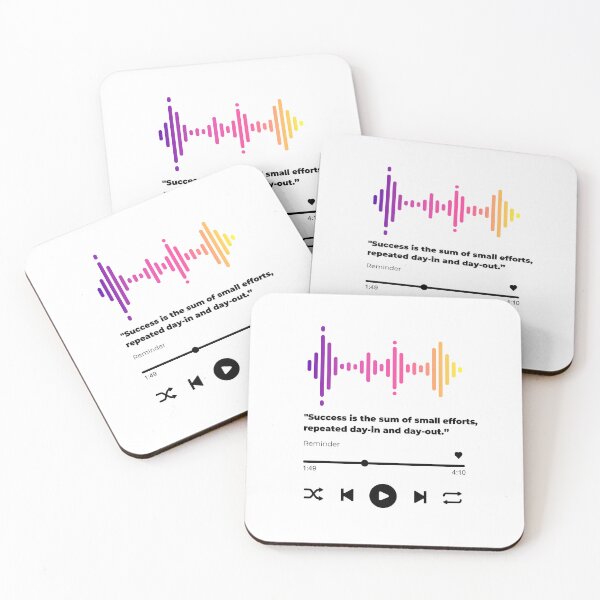 Item preview, Play music interface with Motivational quotes cute  designed and sold by artacalla.