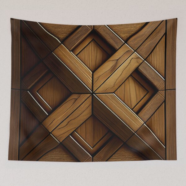 Item preview, Irregular Wood Formal Country Pattern Digital Painting designed and sold by CodeAndColors.