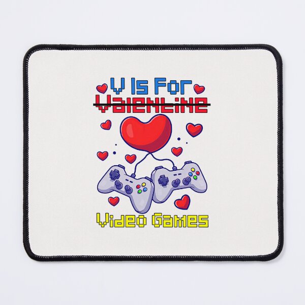Item preview, V es para videojuegos Funny Valentine_s Day Gamer Gaming NL designed and sold by LauraGaby.