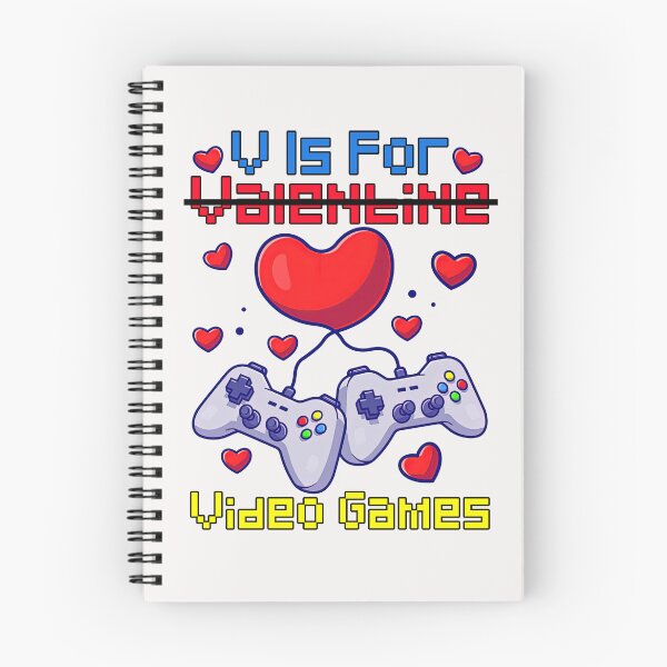 Item preview, V es para videojuegos Funny Valentine_s Day Gamer Gaming NL designed and sold by LauraGaby.