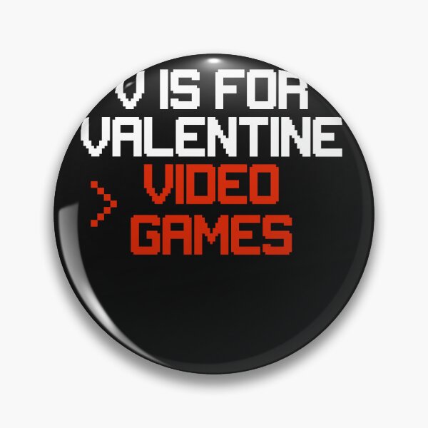 Item preview, V es para videojuegos Funny Valentines Day Gamer Gaming NL designed and sold by LauraGaby.