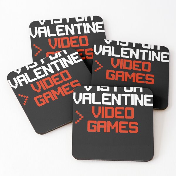 Item preview, V Is For Video Games Funny Valentines Day Gamer Gaming NL designed and sold by LauraGaby.