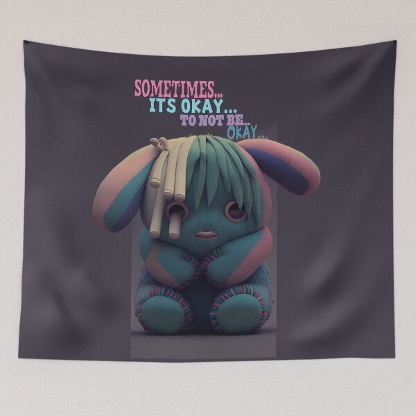 Item preview, its okay to not be okay designed and sold by Depressed-Bunny.