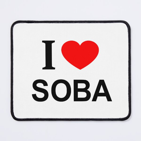 Item preview, I ❤️ SOBA I LOVE SOBA I HEART SOBA designed and sold by usernamenaijan.