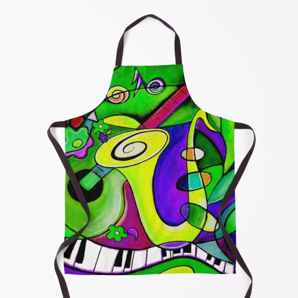 Item preview, MARDI GRAS NEW ORLEANS : Psychedelic Musical Instruments Print designed and sold by posterbobs.