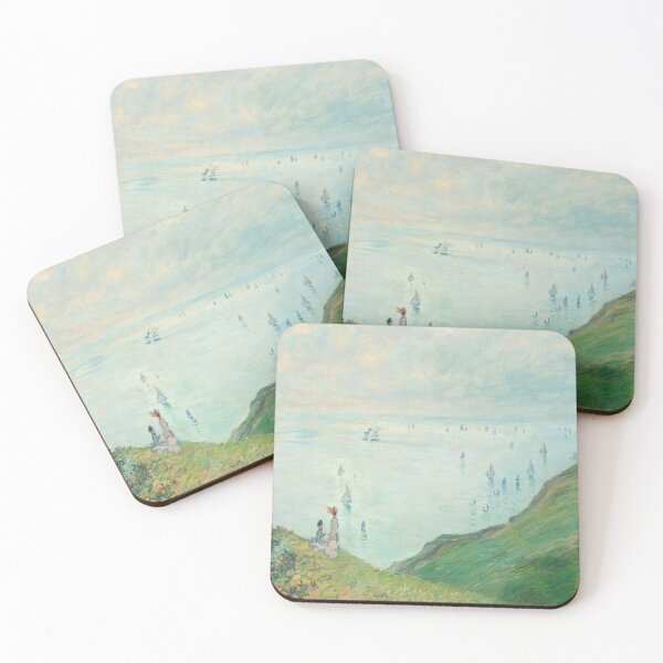 Item preview, Cliffs at Pourville" by Claude Monet designed and sold by EcoArtLab.