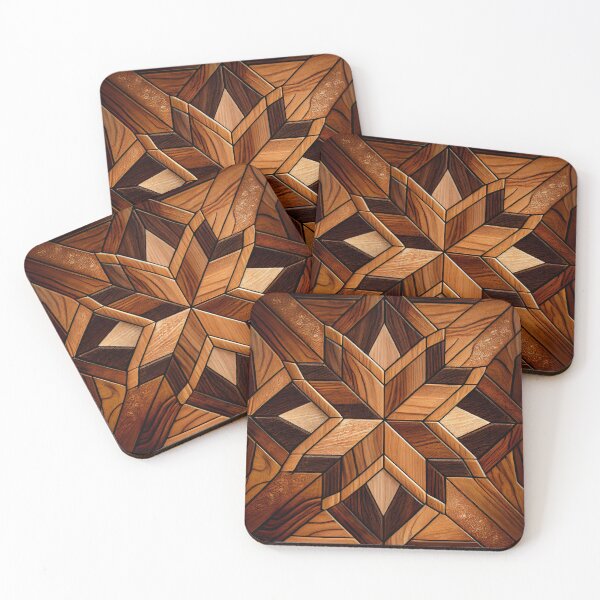 Item preview, Irregular Wood Formal Country Pattern Digital Painting designed and sold by CodeAndColors.