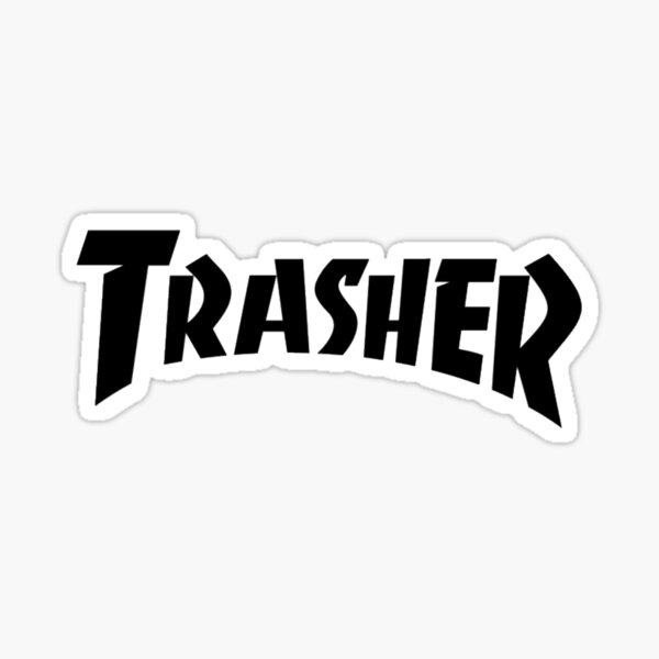 "Thrasher" Logo Parody Sticker
