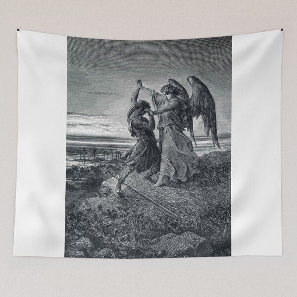 Item preview, Gustave Dore, Jacob Wrestles with the Angel designed and sold by Mirksaz-designs.