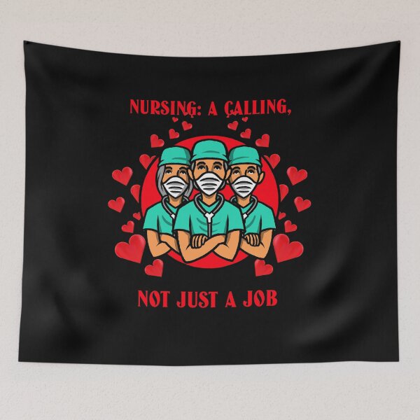 Item preview, Nurse Quote: Nursing a Calling, Not Just a Job designed and sold by Bright76.