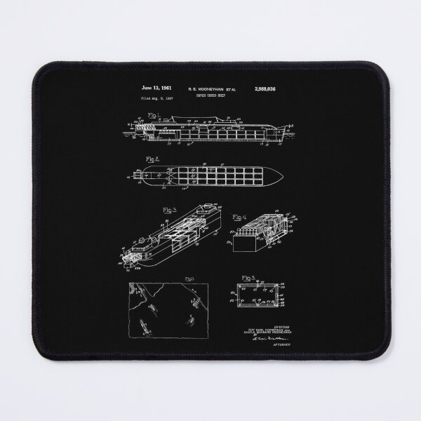 Item preview, Barge Cargo Ship - US2988036 - black designed and sold by Rayyanz.