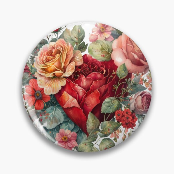 Artikelvorschau, Blumenherz IV entworfen und verkauft von Line Artistry.
