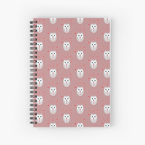 OWL, LOVE & BUBBLES Spiral Notebook