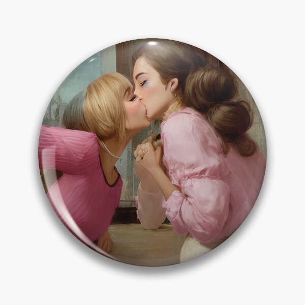 Item preview, Vintage lesbians kissing designed and sold by UncleLanny.