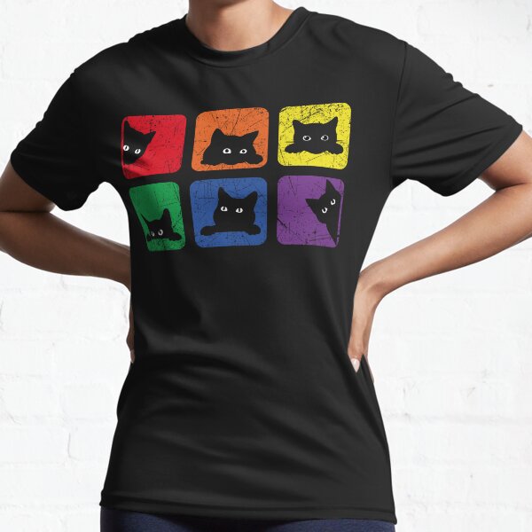 Funny Cats, Pride Cat Lover, Lgbt Cat Lover, LGBTQ Purride Active T-Shirt