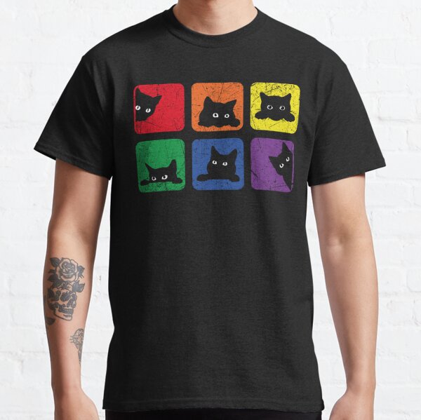 Chats drôles, Pride Cat Lover, Lgbt Cat Lover, LGBTQ Purride T-shirt classique
