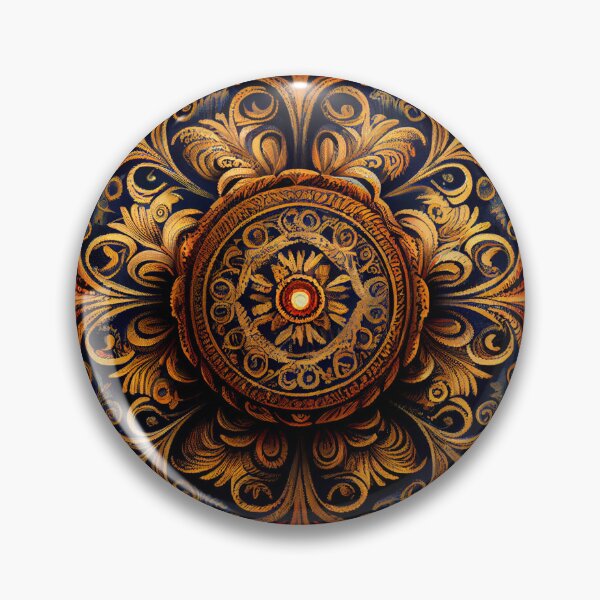 Artikelvorschau, Luxury Circular Mystical Bold Western Pattern Digital Painting entworfen und verkauft von CodeAndColors.