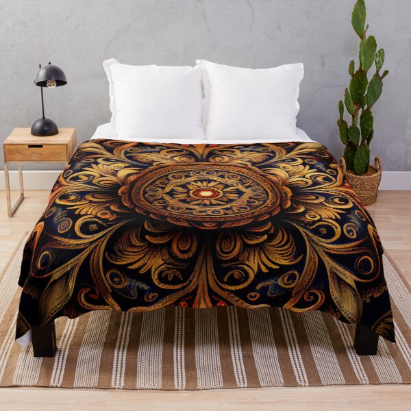 Item preview, Luxury Circular Mystical Bold Western Pattern Digital Painting designed and sold by CodeAndColors.