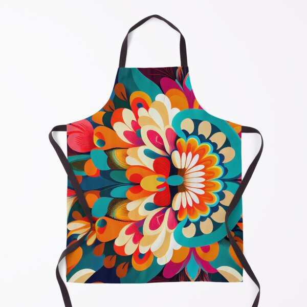 Artikelvorschau, Bright Intense Maximalist Pattern Digital Painting entworfen und verkauft von CodeAndColors.