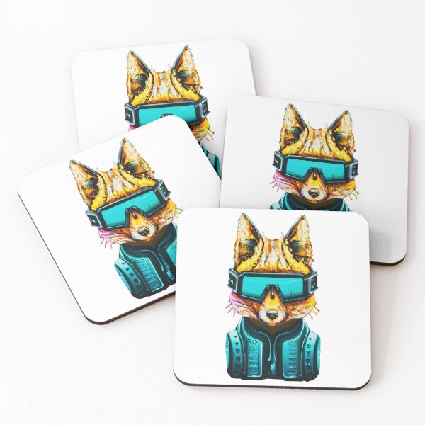 Item preview, Cyber-DJ Fox: el canino futurista con sistema de sonido mejorado con tecnología designed and sold by BaseYourIstinct.
