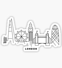 London Skyline Sticker