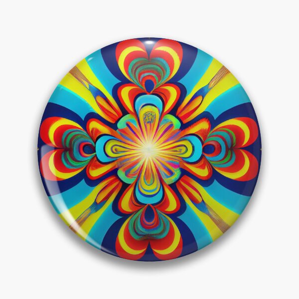 Artikelvorschau, Psychedelic Light Eclectic Pattern Digital Painting entworfen und verkauft von CodeAndColors.