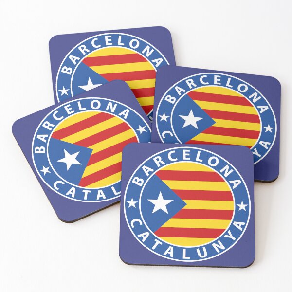 Item preview, Barcelona Catalonia Catalunya flag flag coat of arms designed and sold by Skykratzer.