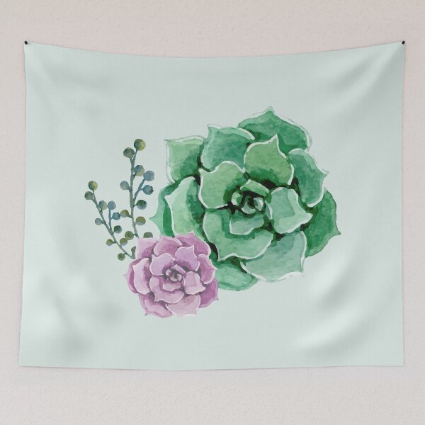 Item preview, Succulents say hello designed and sold by huntercolgate.