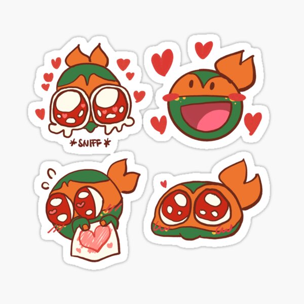 Cursed Emoji Set Sticker for Sale by Anna Laimo