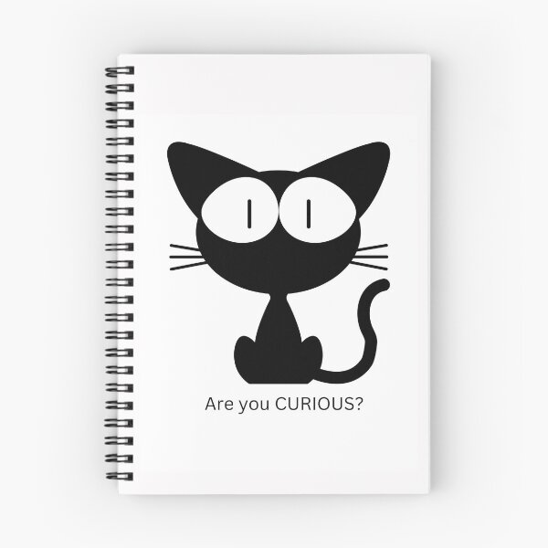 Item preview, Are you curious?  - black cat  designed and sold by ChanelleFyve.