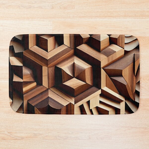 Item preview, Crafty Wood Pattern Digital Painting designed and sold by CodeAndColors.