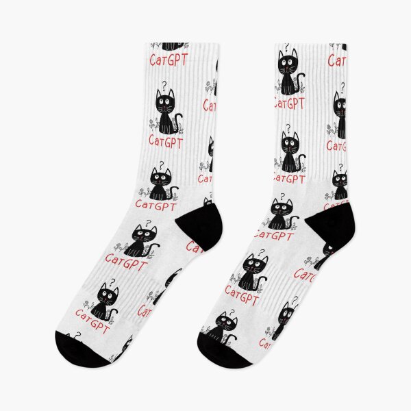 Item preview, CHATGPT CATGPT funny cat kitten kitty parody designed and sold by w1ckerman.