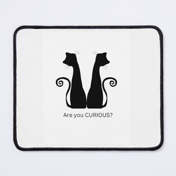 Item preview, Are you curious? - black cats designed and sold by ChanelleFyve.