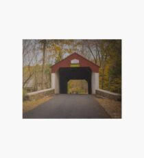 Cabin Run Covered Bridge Art Board