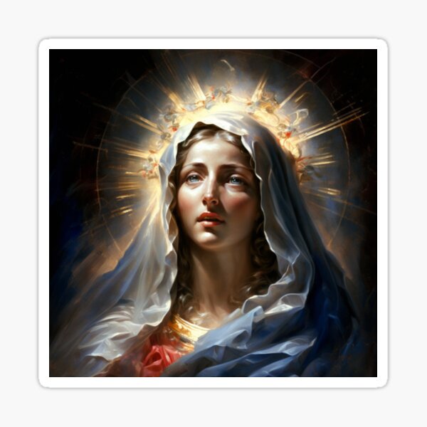 Mary Sticker for Sale by SouthPrints