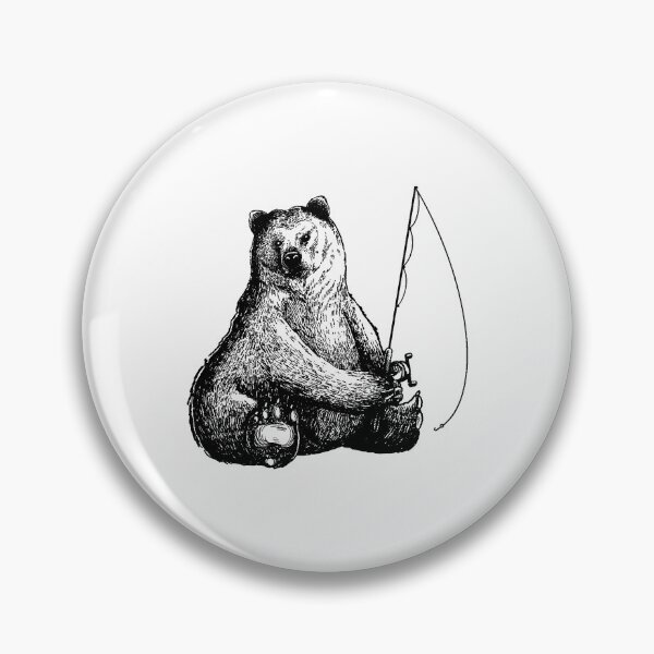 Item preview, Bear fishing designed and sold by DerSenat.