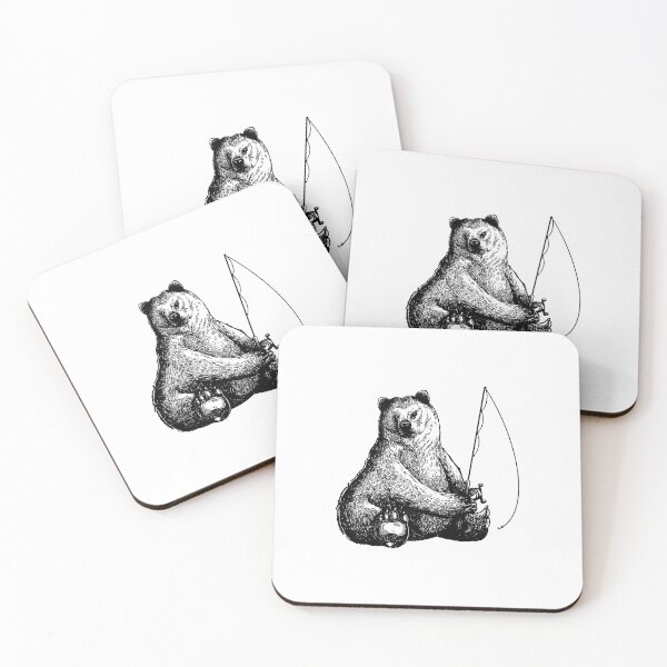 Item preview, Bear fishing designed and sold by DerSenat.