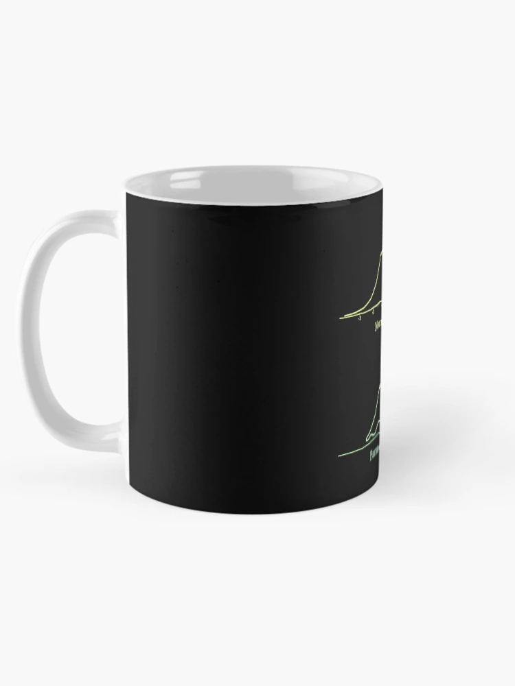 Thumbnail 5 of 6, Coffee Mug, Normal Distribution, Paranormal Distribution Math Gift designed and sold by ScienceCorner.