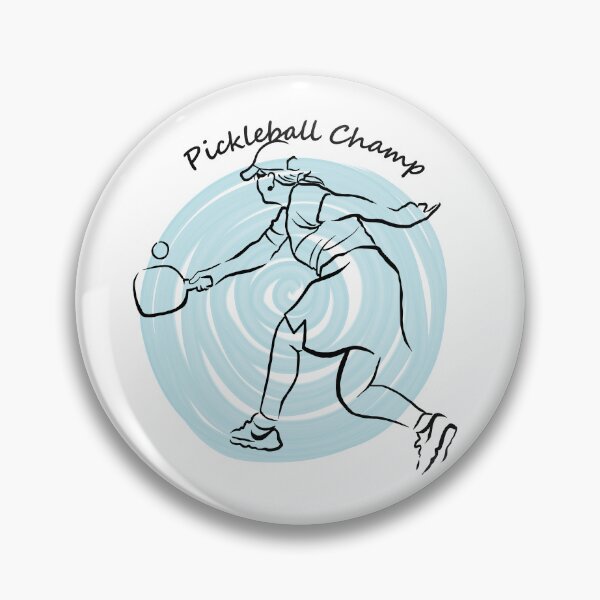 Item preview, woman pickleball champ designed and sold by Lilly-Rune.