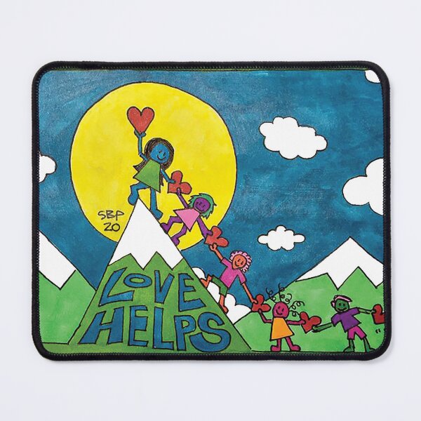 Item preview, love helps designed and sold by SethBondPerry.