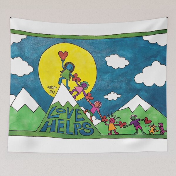Item preview, love helps designed and sold by SethBondPerry.
